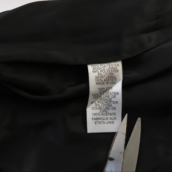 Nanette Lepore Corset Velvet Dot Dress 8 M - Picture 7 of 7